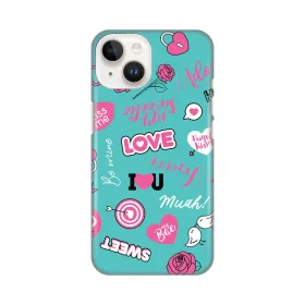Silikonska futrola - maska print za iPhone 14 6.1 Love.