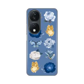 Silikonska futrola - maska print za Huawei Honor X7b Dusty Blue.