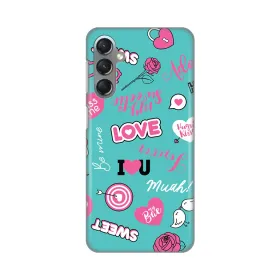 Silikonska futrola - maska print za Samsung A245 Galaxy A24 4G Love.