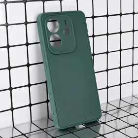 Futrola - maska 3D Camera za Xiaomi Redmi Note 14 4G tamno zelena.