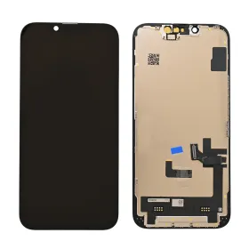 LCD ekran / displej za iPhone 14 + touchscreen Black Soft OLED (JK).