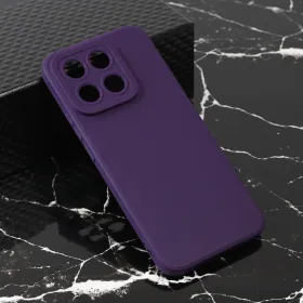 Futrola - maska Teracell Giulietta za Huawei Honor X8c mat tamno ljubicasta.
