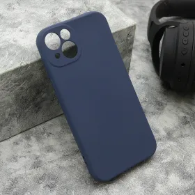 Futrola - maska VELVET TOUCH za iPhone 13 (6.1) tamno plava (MS).