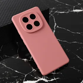 Futrola - maska Teracell Giulietta za Xiaomi Redmi Note 14 Pro 4G mat tamno roze.