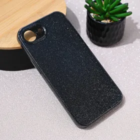 Futrola - maska Sparkle Dust za iPhone 16E 6.1 crna.