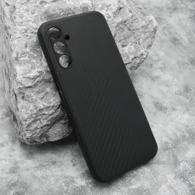 Silikonska futrola - maska CARBON LIGHT za Samsung A145R Galaxy A14 4G/Galaxy A14 5G crna (MS).
