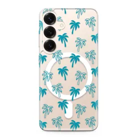 Futrola - maska silikonska print MagSafe za Samsung S931 Galaxy S25 5G palm (MS).