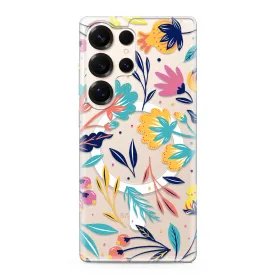Futrola - maska silikonska print MagSafe za Samsung S938 Galaxy S25 Ultra 5G rainbow palm (MS).