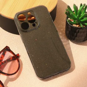 Futrola - maska Sparkle Dust za iPhone 14 Pro 6.1 crna.