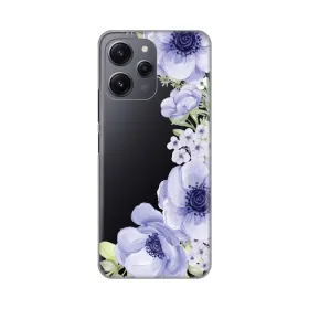 Silikonska futrola - maska print Skin za Xiaomi Redmi 12 Blue Roses.