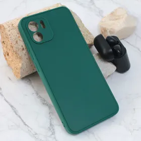 Futrola - maska 3D Camera za Xiaomi Redmi A1/Redmi A2 tamno zelena.