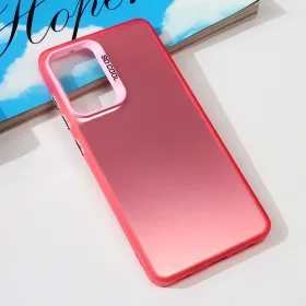 Futrola - maska Clear za Samsung A525 Galaxy A52 4G/A526 Galaxy A52 5G/A528B Galaxy A52s 5G roza.
