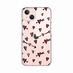 Silikonska futrola - maska print Skin za iPhone 13 6.1 Hearts Pattern.