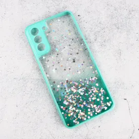 Futrola - maska Frame Glitter za Samsung G996B Galaxy S21 Plus 5G mint.