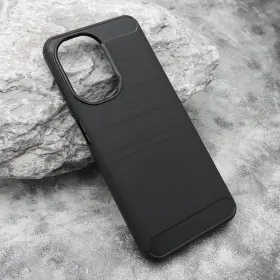 Silikonska futrola - maska BRUSHED za Xiaomi Redmi A5 4G crna (MS).