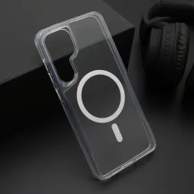 Futrola - maska AURA MagSafe za Samsung S721B Galaxy S24 FE bela (MS).