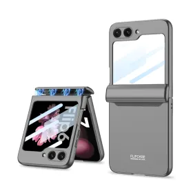 Futrola - maska SMOOTH LINE za Samsung F741B Galaxy Z Flip 6 5G siva (GKK case) (MS).
