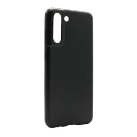 Futrola - maska ultra tanki KOLOR za Samsung G990 Galaxy S21 FE crna (MS).