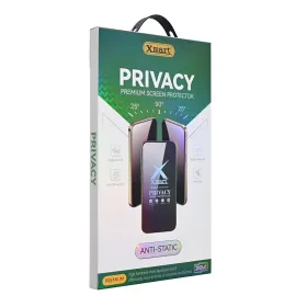 Zastitno staklo Zaštino staklo (glass) X Mart 9D Privacy za Samsung S921 Galaxy S24 5G/S931 Galaxy S25 5G (fingerprint unlock).