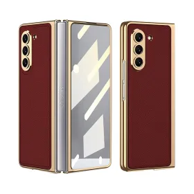 Futrola - maska GOLD LINE za Samsung F946 Galaxy Z Fold 5 5G crvena (GKK case) (MS).