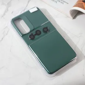 Futrola - maska Colorful and Camera glass za Samsung Galaxy A34 5G 5G zelena.