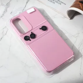 Futrola - maska Colorful and Camera glass za Samsung Galaxy A34 5G 5G roze.
