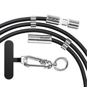 USB data kabl Moxom MX-CB313 Type-C to Lightning strap crni (MS).