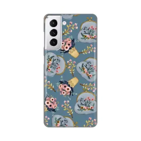 Silikonska futrola - maska print za Samsung G991 Galaxy S21 Retro Blue.