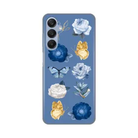Silikonska futrola - maska print za Samsung A256 Galaxy A25 5G Dusty Blue.