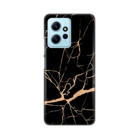 Silikonska futrola - maska print za Xiaomi Redmi Note 12 4G (EU) All Black.