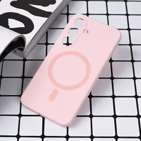 Futrola - maska Magsafe Pure color za Samsung S931 Galaxy S25 roze.