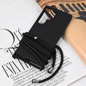 Futrola - maska Crossbody za Samsung S938 Galaxy S25 Ultra crna.