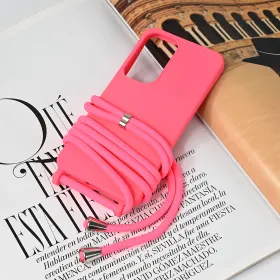 Futrola - maska Crossbody za Samsung S931 Galaxy S25 pink.