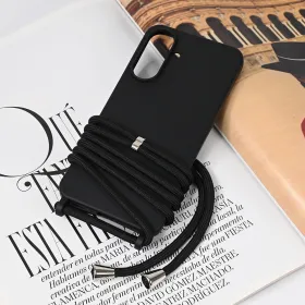 Futrola - maska Crossbody za Samsung A366 Galaxy A36 5G crna.