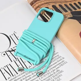 Futrola - maska Crossbody za iPhone 16 Pro 6.3 mint.