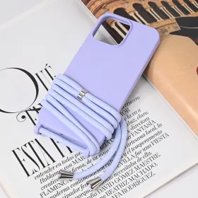 Futrola - maska Crossbody za iPhone 16 Pro Max 6.9 ljubicasta.