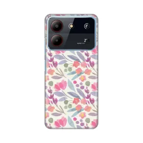 Silikonska futrola - maska print za ZTE Blade A54 Watercolor Flowers.