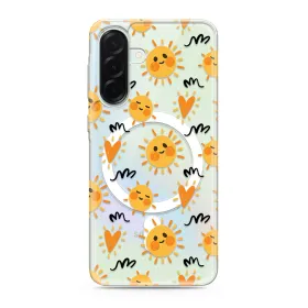 Futrola - maska silikonska print MagSafe za Samsung A366 Galaxy A36 5G sun (MS).