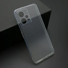 Futrola - maska ultra tanki PROTECT silikon za Xiaomi Redmi Note 12 5G/Poco x5 providna (bela) (MS).