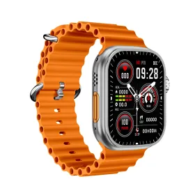 Smart watch KW6 ULTRA 2 sivi (plava i narandzasta narukvica) (MS).