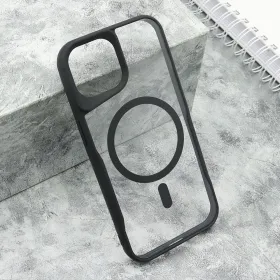 Futrola - maska GRIP GUARD MagSafe za iPhone 15 (6.1) crna (MS).