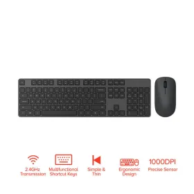 Combo mis i tastatura wireless Xiaomi crna.