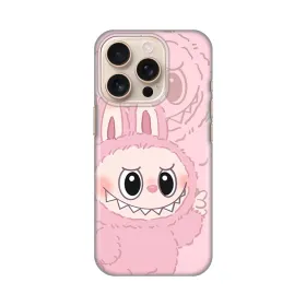 Silikonska futrola - maska print za iPhone 16 Pro 6.3 La Bubu Pink.