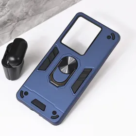 Futrola - maska Hard Ring za Xiaomi Redmi Note 14s tamno plava.