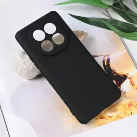 Futrola - maska Teracell Soft Velvet za Xiaomi Redmi Note 14 Pro Plus 5G crna.