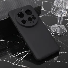 Silikonska futrola - maska Ultra Thin za Xiaomi 15 Ultra mat crna.