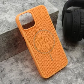 Futrola - maska LUME MagSafe za iPhone 14 (6.1) narandzasta (MS).