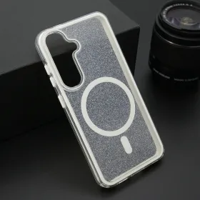 Futrola - maska CRYSTAL MagSafe za Samsung S921 Galaxy S24 5G bela (MS).