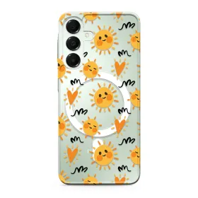 Futrola - maska silikonska print MagSafe za Samsung A166 Galaxy A16 5G sun (MS).