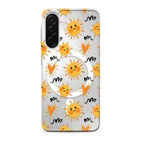 Futrola - maska silikonska print MagSafe za Samsung A266 Galaxy A26 5G sun (MS).